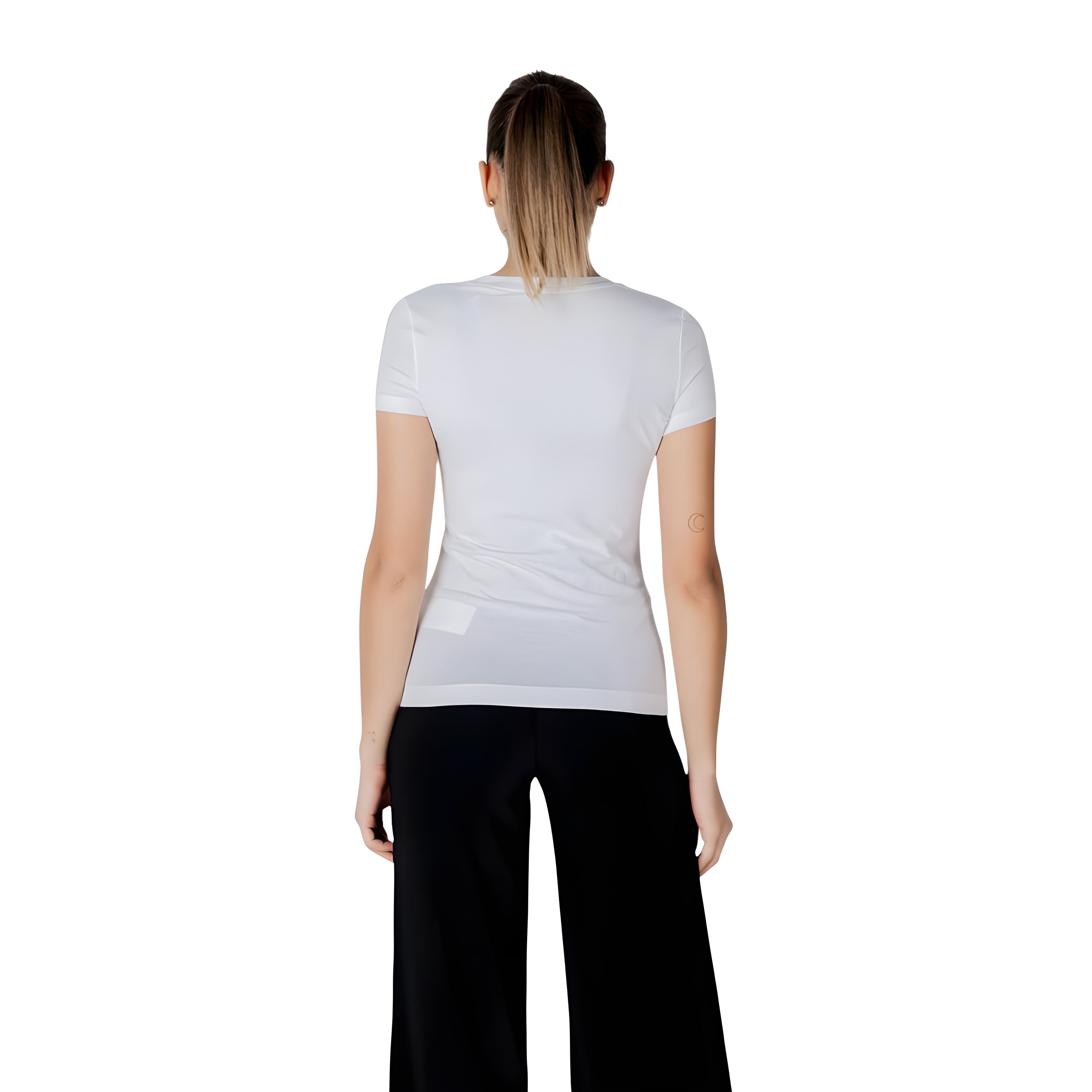Guess White Cotton T-Shirt
