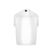 Tricou Emporio Armani din bumbac alb