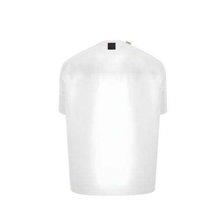 Tricou Emporio Armani din bumbac alb