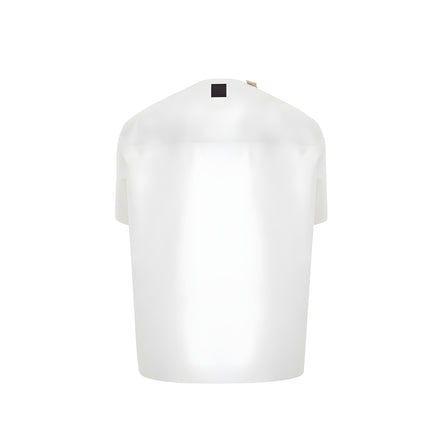 Tricou Emporio Armani din bumbac alb