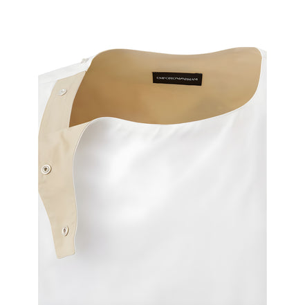 Tricou Emporio Armani din bumbac alb