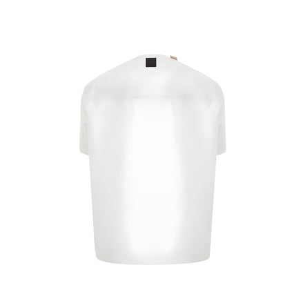 Tricou Emporio Armani din bumbac alb