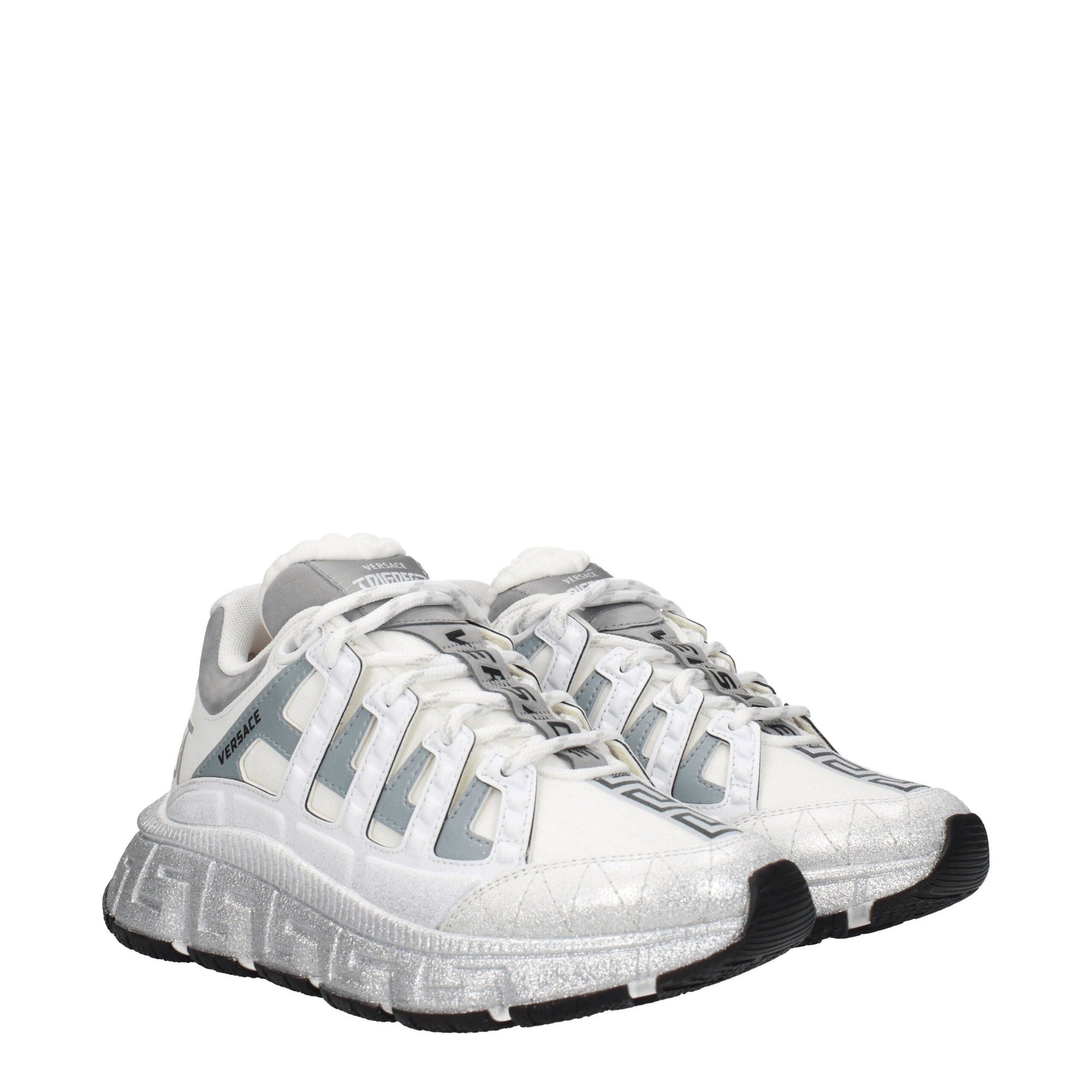 Versace White Athletic Sneakers