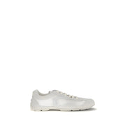 Adidași joși Prada din pânză albă