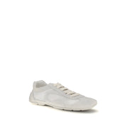 Adidași joși Prada din pânză albă