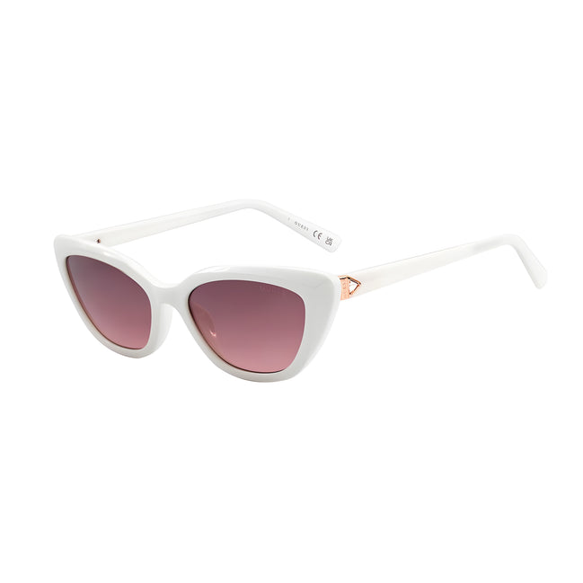 Ochelari de soare albi Guess