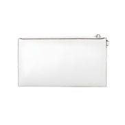 Michael Kors White Leather Clutch Bag