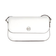 Michael Kors White Leather Crossbody Bag