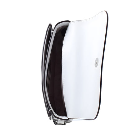 Michael Kors White Leather Crossbody Bag