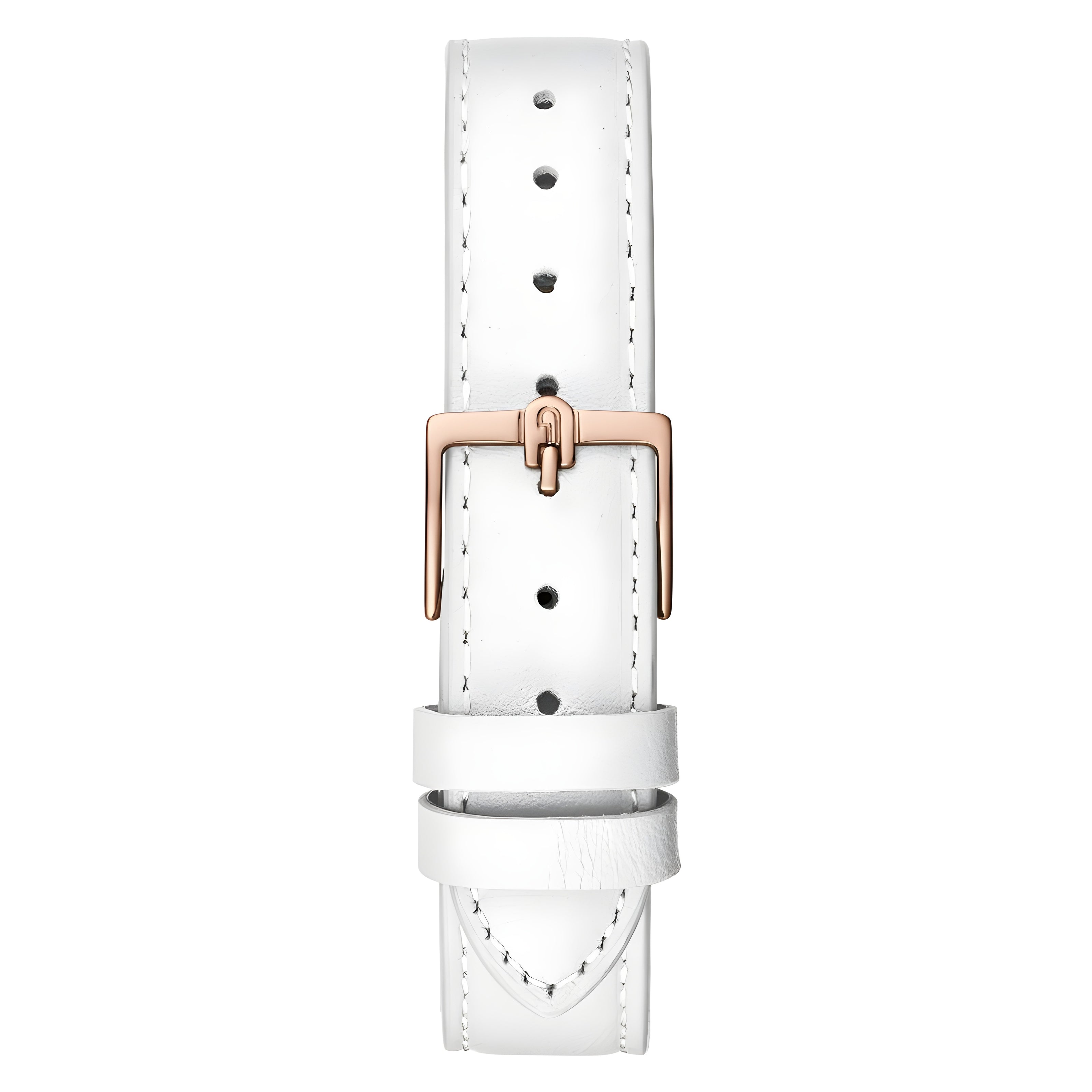 Furla White Leather Dress Watch