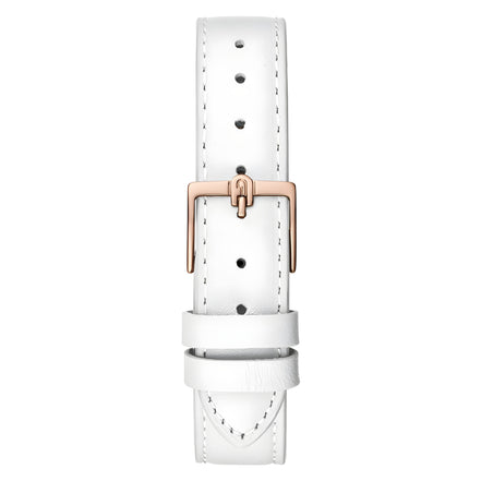 Furla White Leather Dress Watch