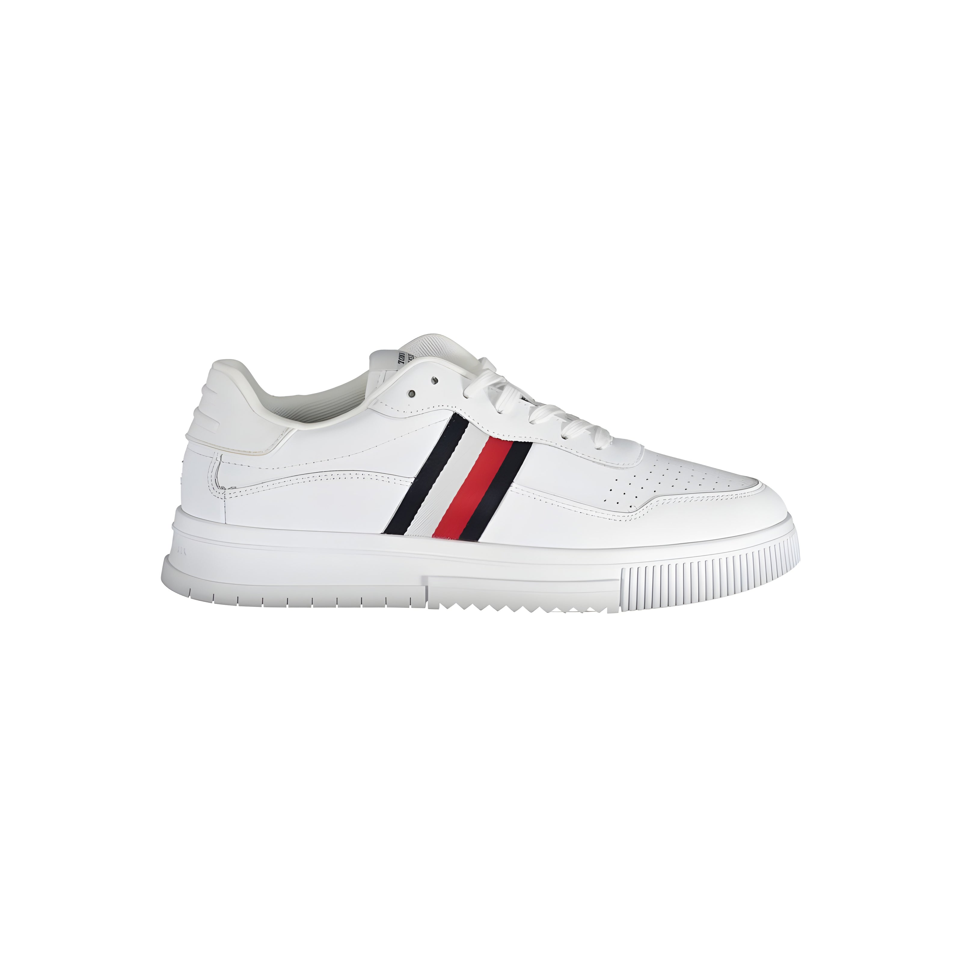 Tommy Hilfiger White Leather Sneakers