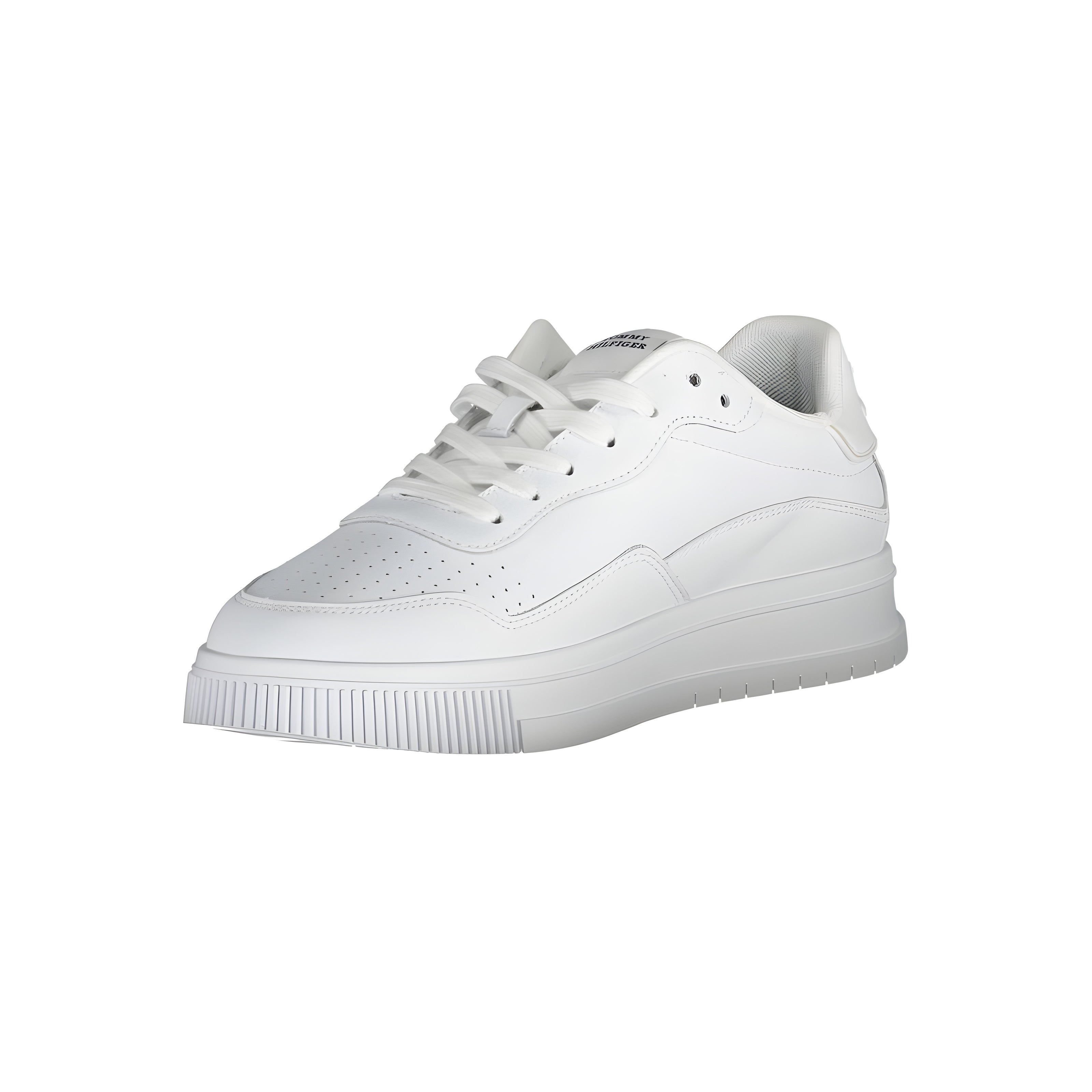Tommy Hilfiger White Leather Sneakers