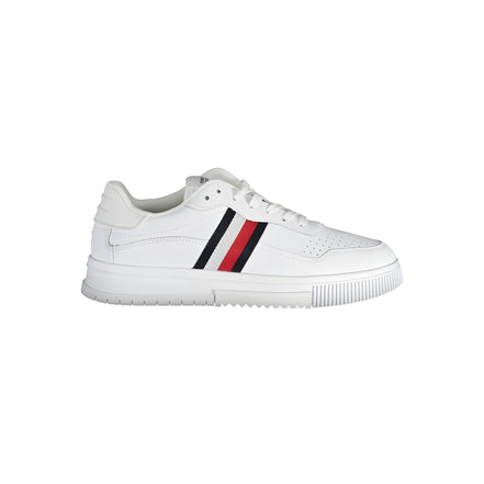 Tommy Hilfiger White Leather Sneakers