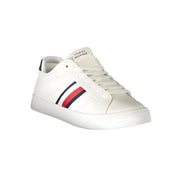 Tommy Hilfiger White Leather Sneakers