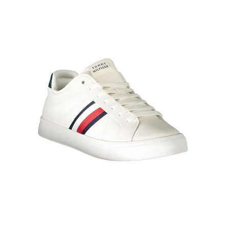 Tommy Hilfiger White Leather Sneakers