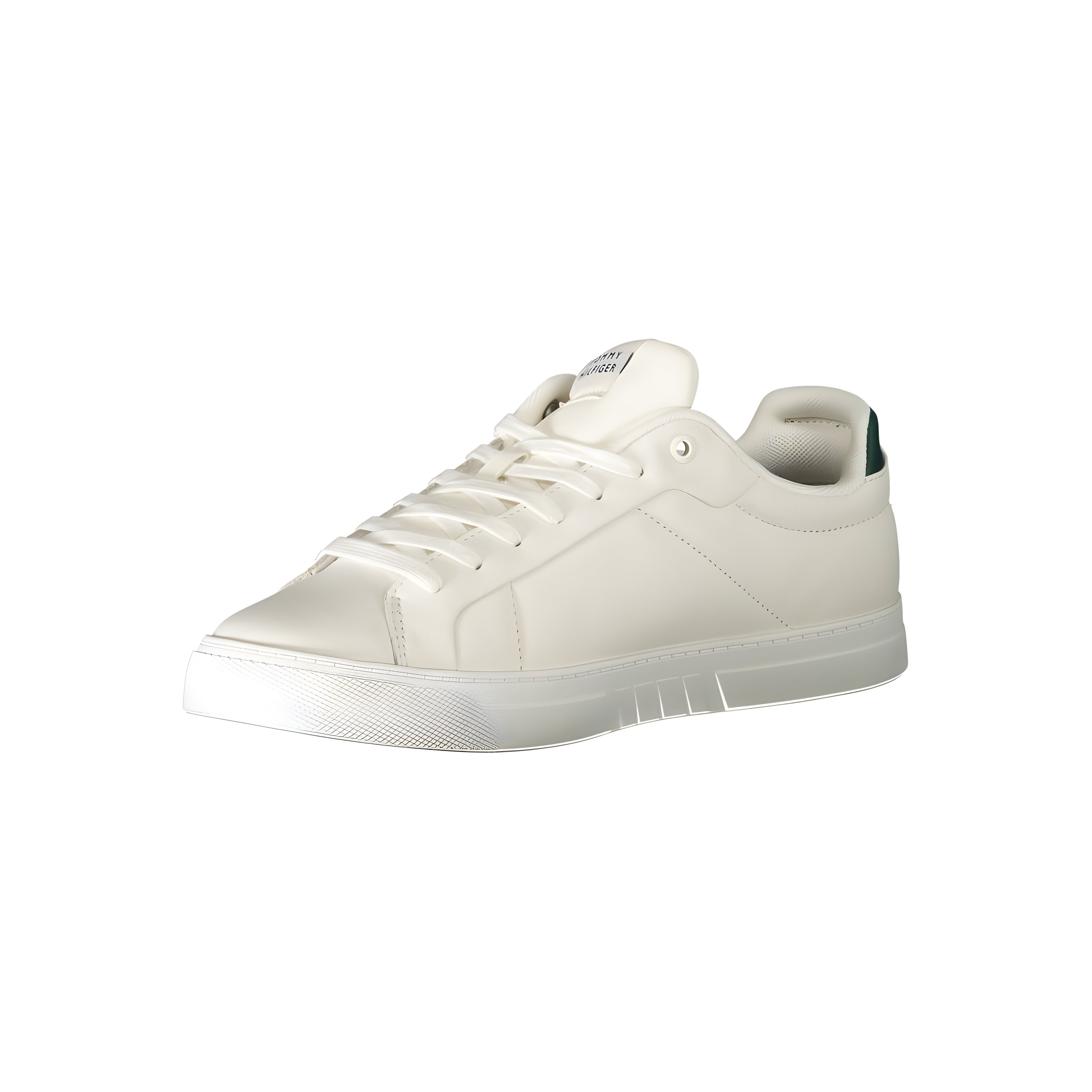 Tommy Hilfiger White Leather Sneakers