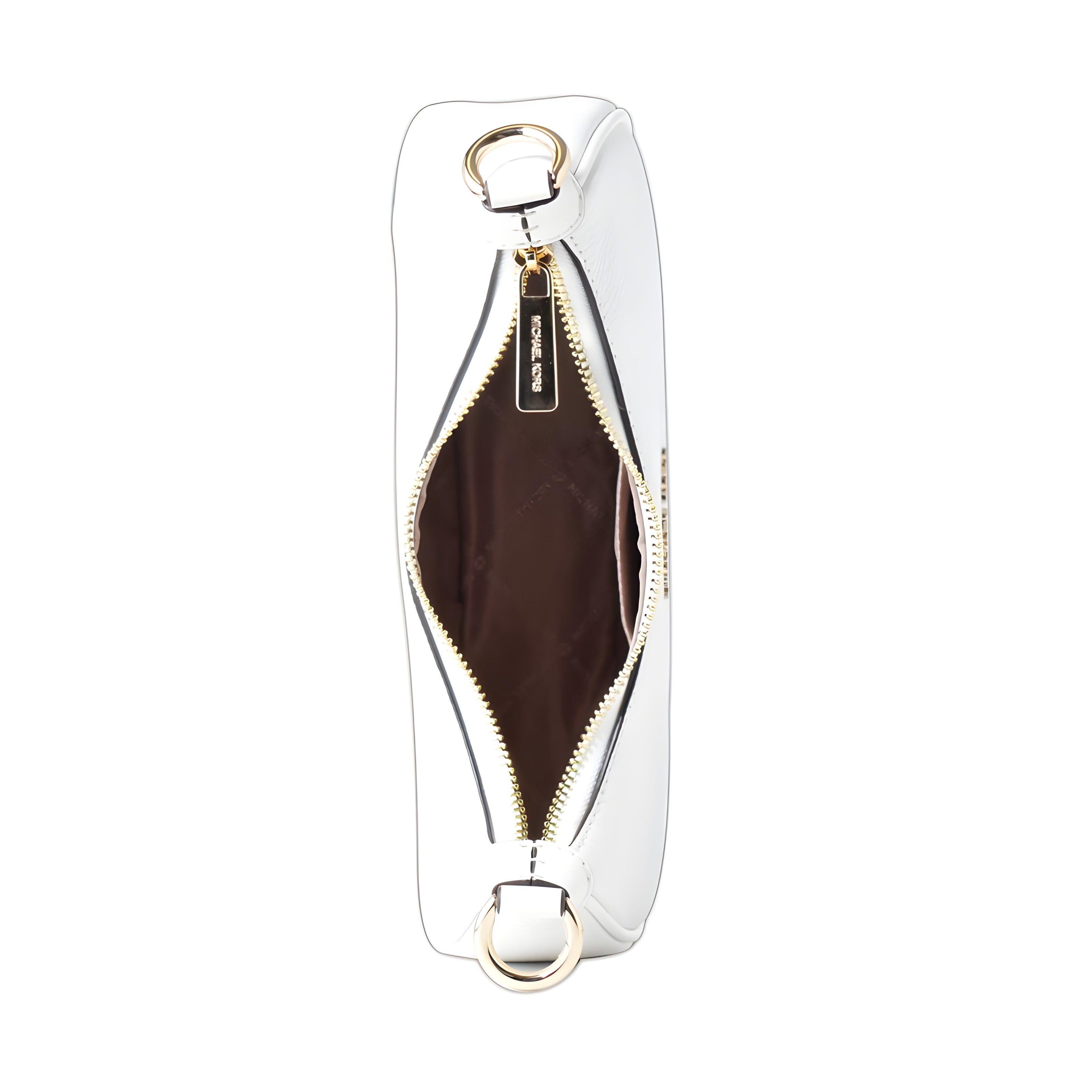 Michael Kors White Leather Shoulder Bag
