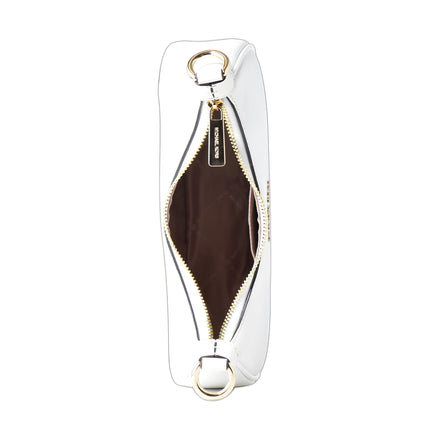 Michael Kors White Leather Shoulder Bag