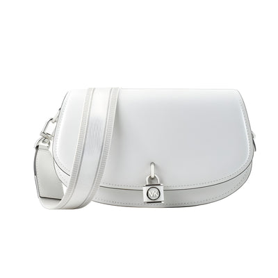 Michael Kors White Leather Shoulder Bag