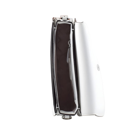 Michael Kors White Leather Shoulder Bag
