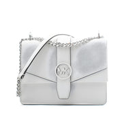 Michael Kors White Leather Shoulder Bag