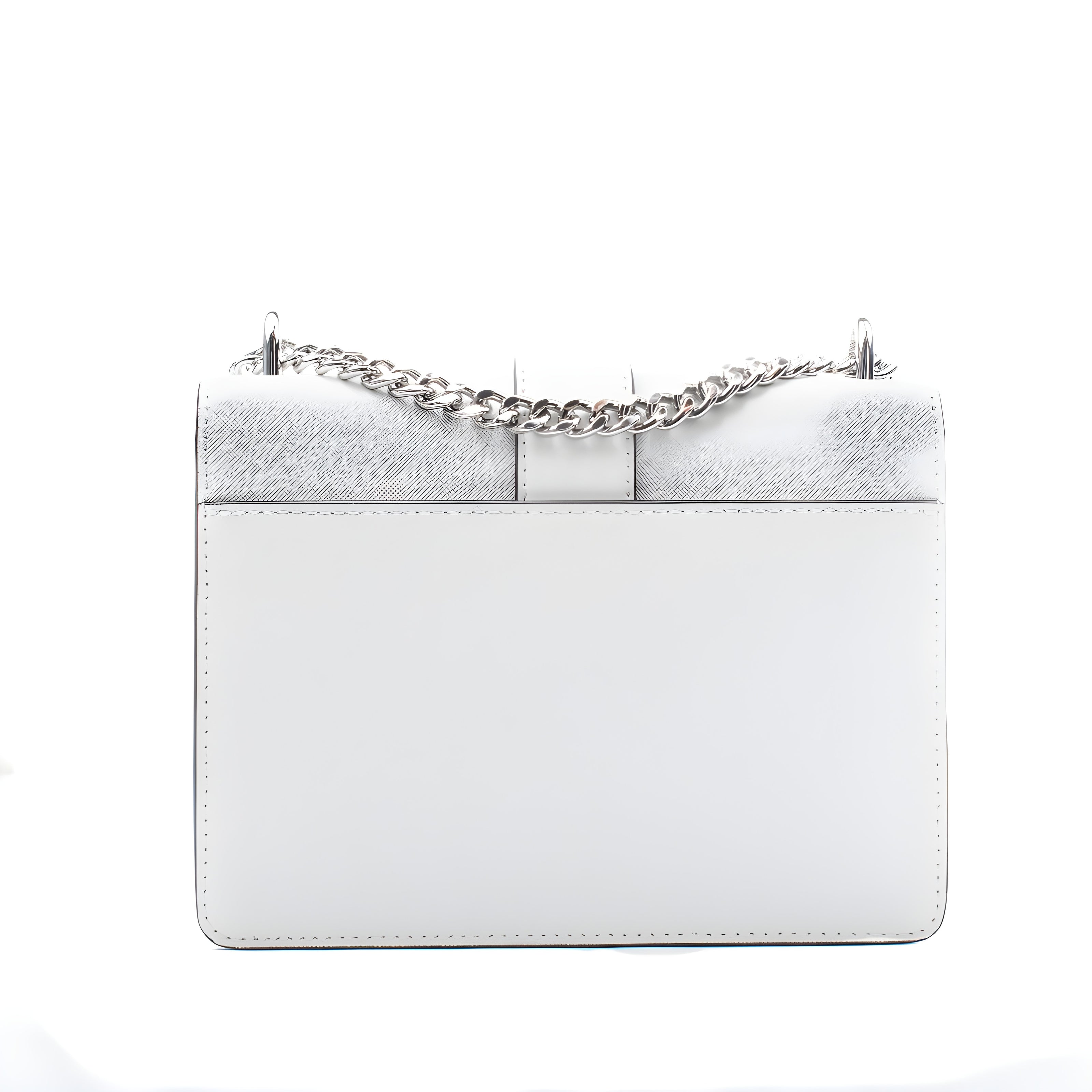 Michael Kors White Leather Shoulder Bag
