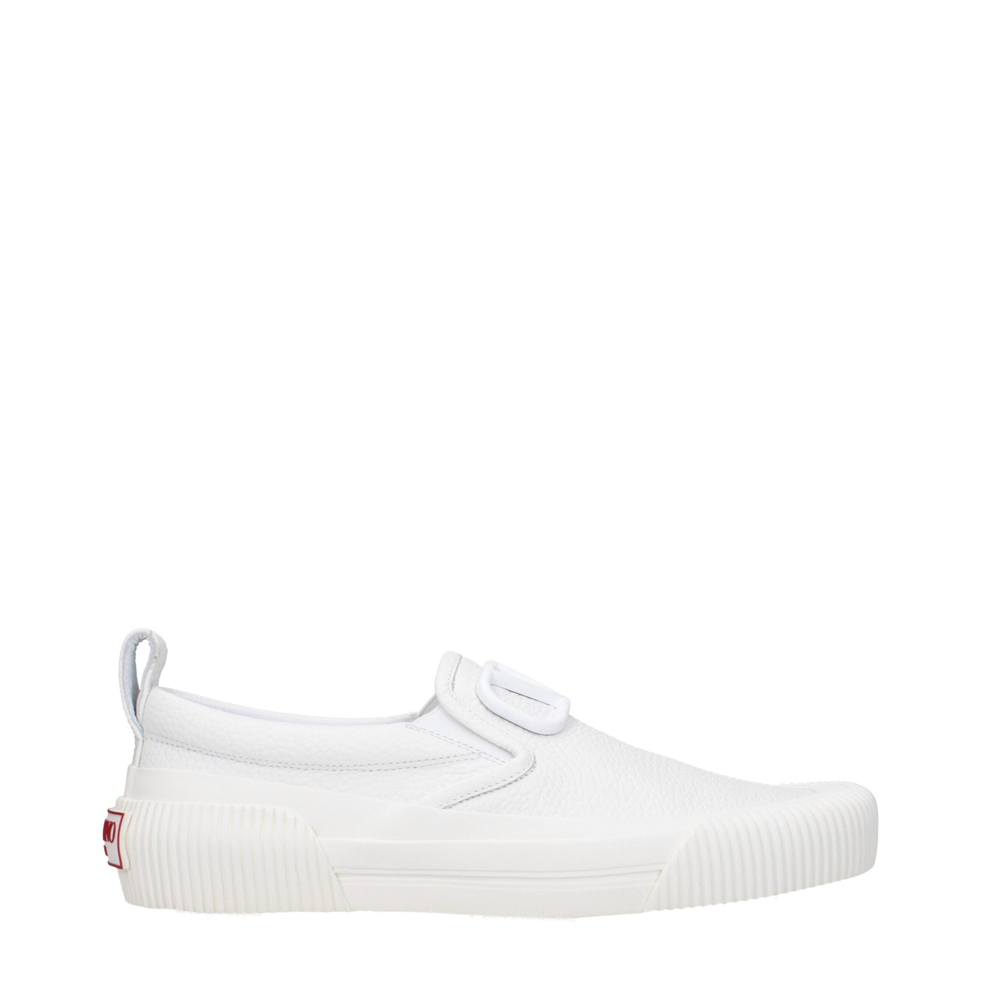 Mocasini slip-on Valentino Garavani din piele albă