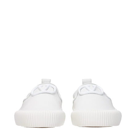 Mocasini slip-on Valentino Garavani din piele albă