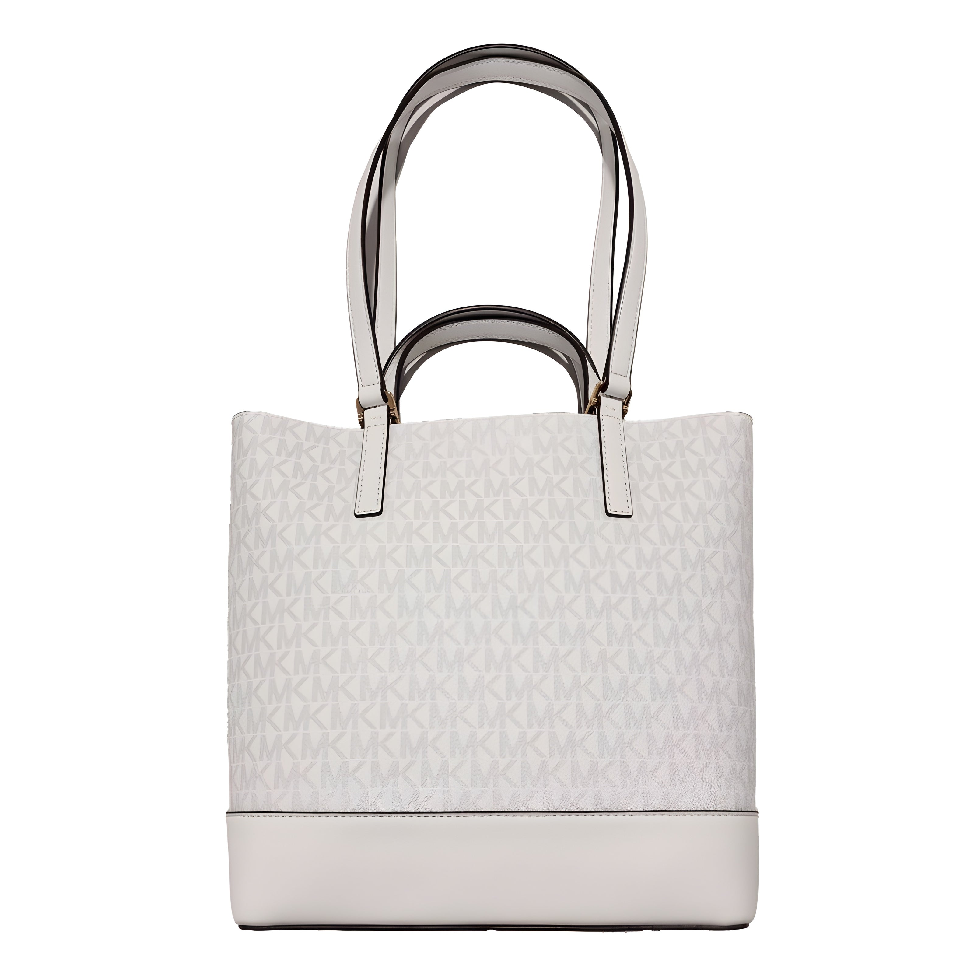 Michael Kors White Leather Tote Bag