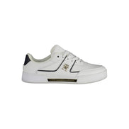 Adidași albi de piele Tommy Hilfiger