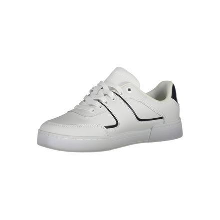 Sneakers Tommy Hilfiger albi din piele