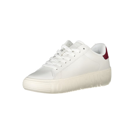 Tommy Hilfiger White Leather Sneakers