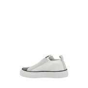 Brunello Cucinelli Adidași albi cu talpă joasă