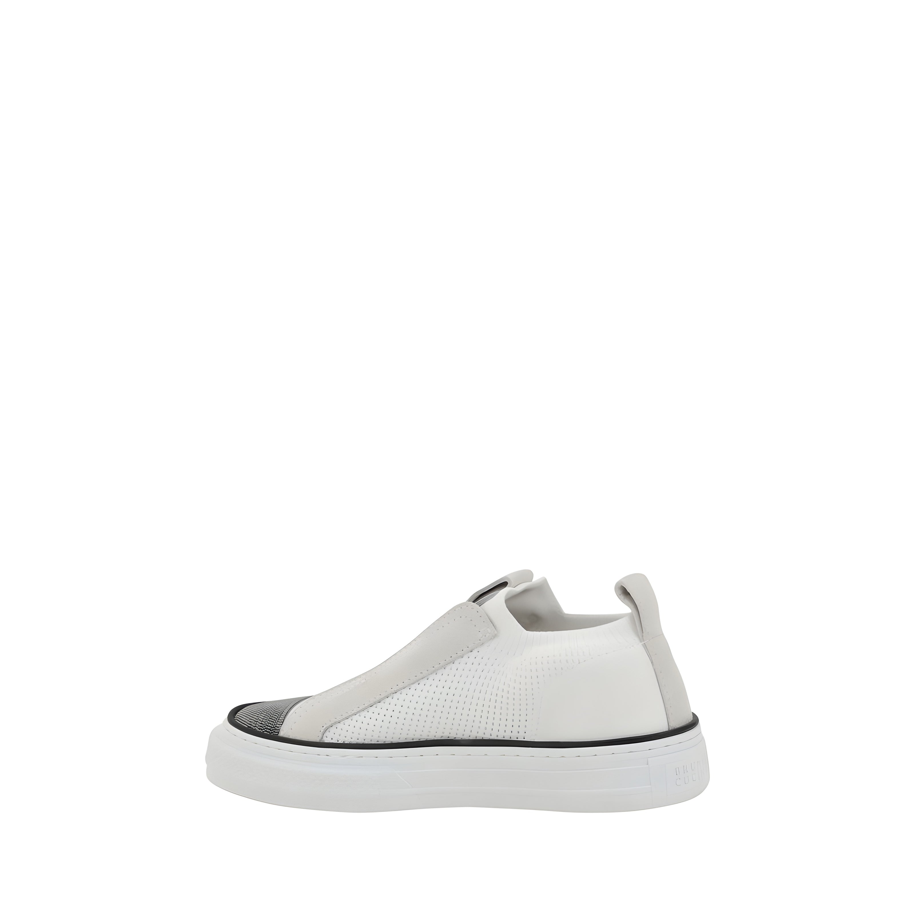 Brunello Cucinelli Adidași albi cu talpă joasă
