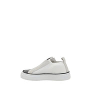 Brunello Cucinelli Adidași albi cu talpă joasă