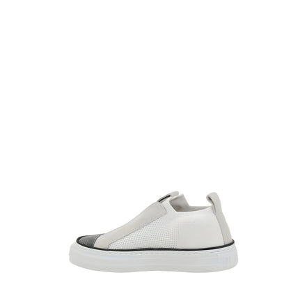 Brunello Cucinelli Adidași albi cu talpă joasă
