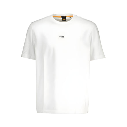 Tricou din bumbac organic alb Hugo Boss