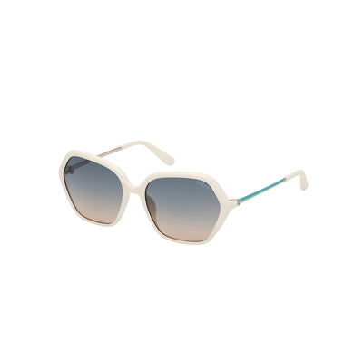 Ochelari de soare albi Guess