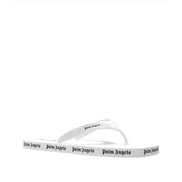 Palm Angels White Rubber Slides