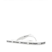 Palm Angels White Rubber Slides