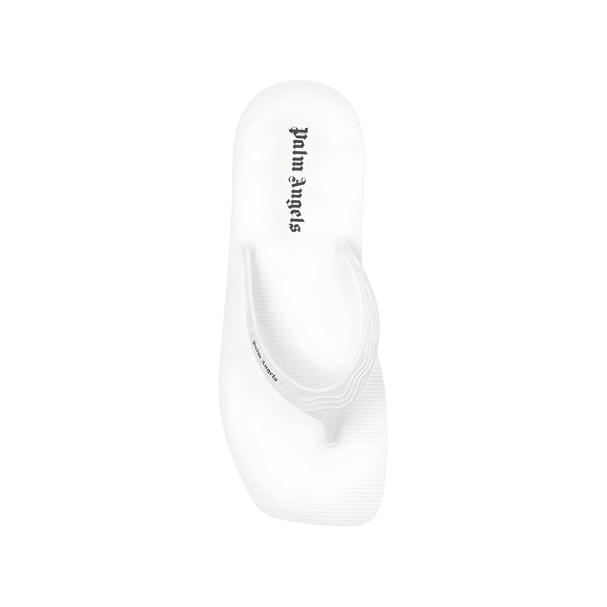 Palm Angels White Rubber Slides