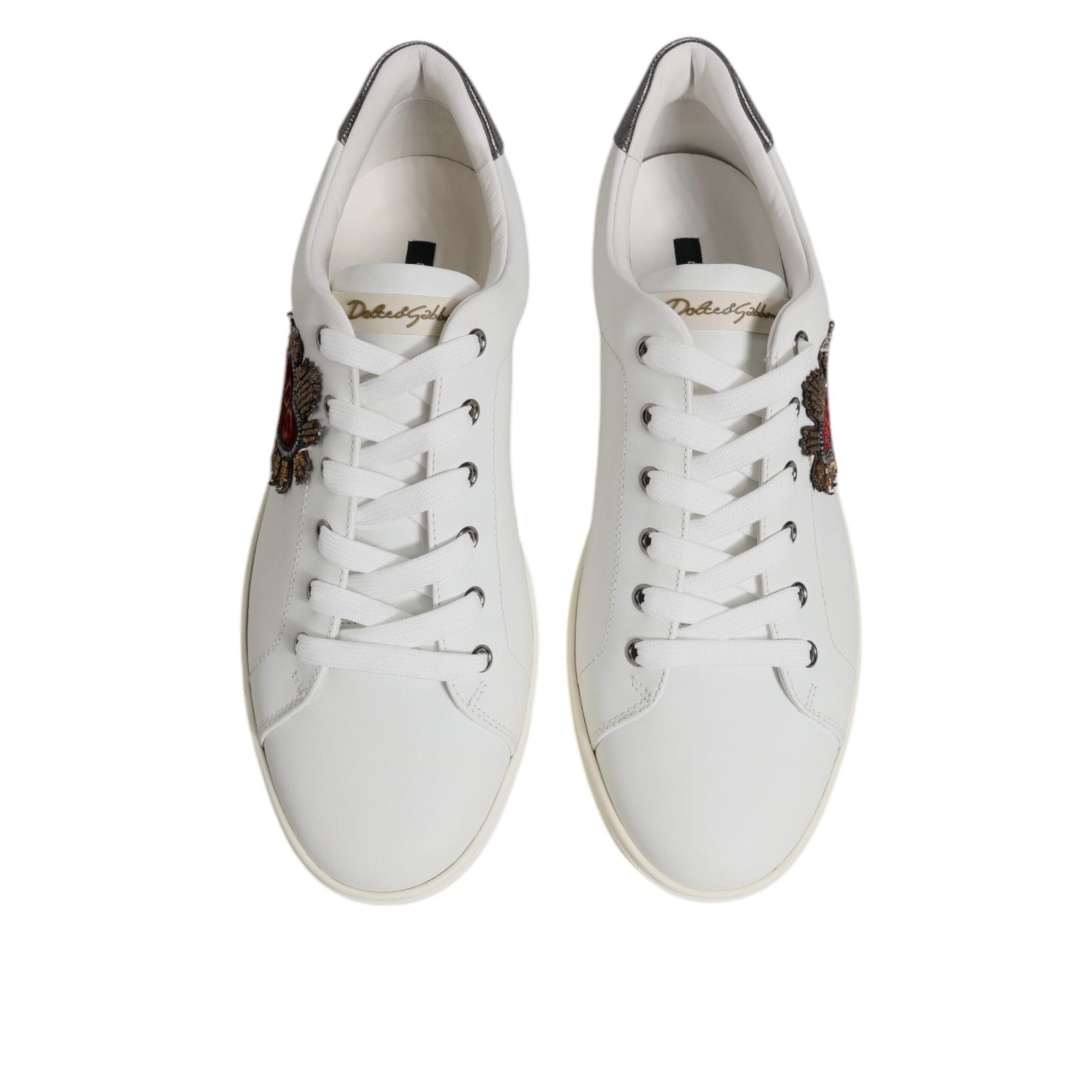 Sneakers low top Dolce & Gabbana Sacred Heart albi