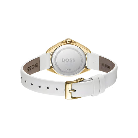 Hugo Boss White Stainless Steel Dress Watch