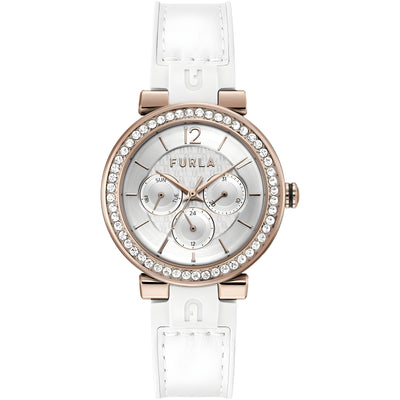 Furla White Synthetic Dress Watch