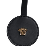 Geantă tote crossbody Versace, albă, cu mâner superior, din pânză și piele, cu logo