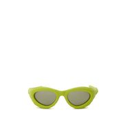 Ochelari de soare galbeni Bottega Veneta